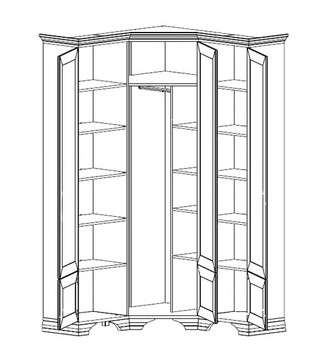 Шкаф с вешалкой PPK1D1K/L