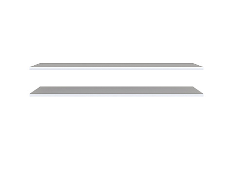 Комплект полок для шкафа SZF 2D/75 (2 шт)