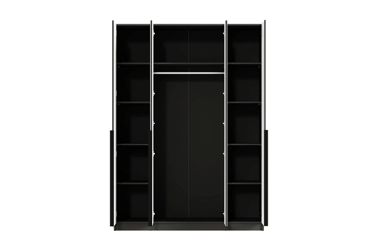 Шкаф (Графит)  Mobi SZF2D2L