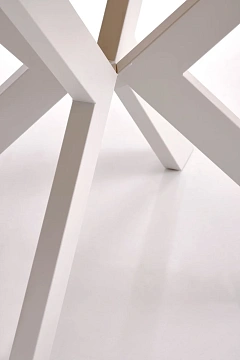 Стол обеденный HALMAR PERONI дуб гикори/кашемир 100-250/100