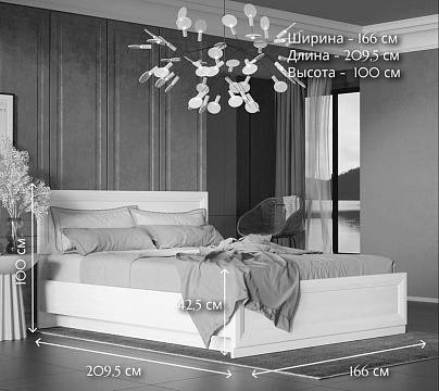 Кровать без основания LOZ160x200