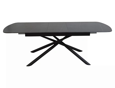 Стол обеденный SIGNAL VECTOR Ceramic черный/черный 160-200/90