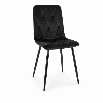 Стул SIGNAL TOM Velvet Bluvel 19 черный/черный