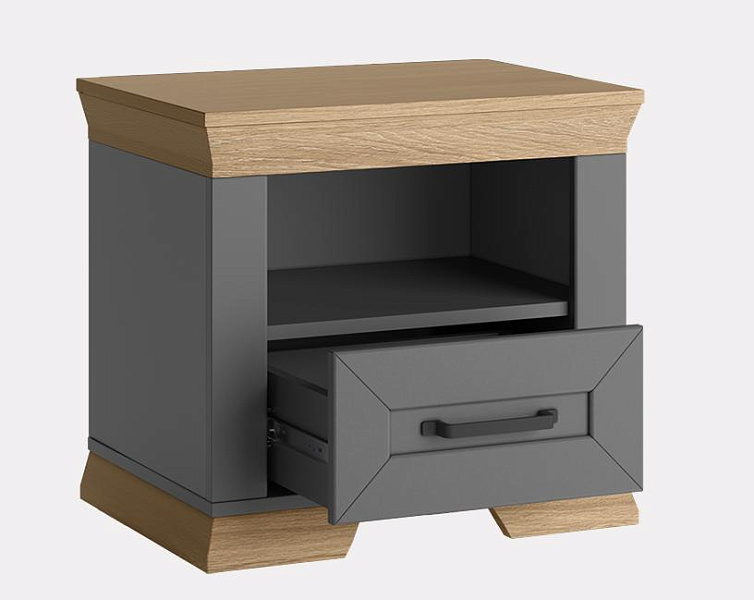 Тумба прикроватная  Marselle Дымчатый алмаз KOM1S