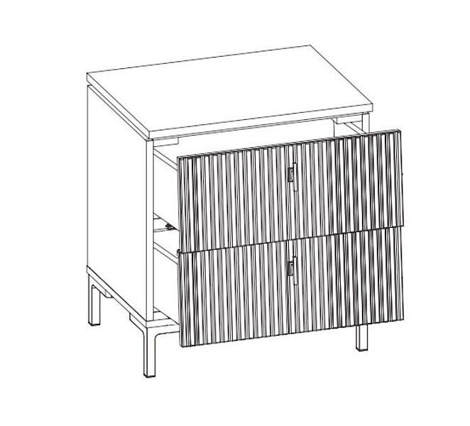 Тумба прикроватная  San Gimignano KOM2S
