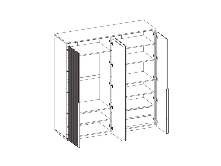 Шкаф  San Gimignano SZF4D