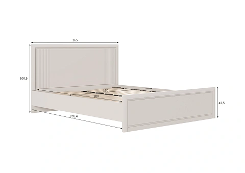 Кровать с гибким основанием LOZ160х200